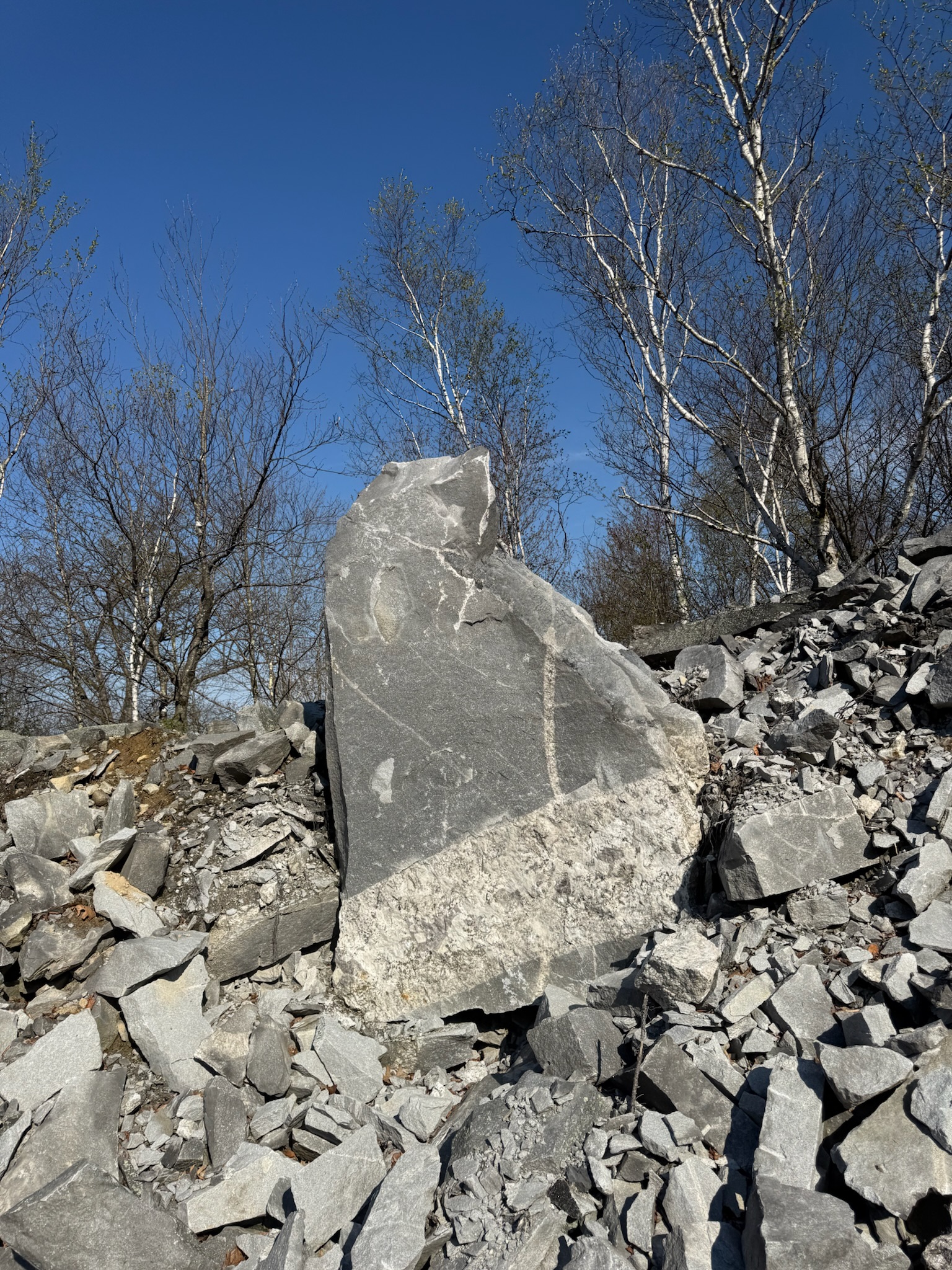 Hand-split antique granite Fitzwilliam NH